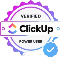 Verified ClickUp Power User badge